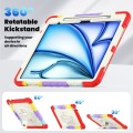 Czerwone Pancerne Etui z Uchwytem i Paskiem do iPad Air 13 2025/2024