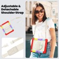 Czerwone Pancerne Etui z Uchwytem i Paskiem do iPad Air 13 2025/2024
