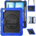 Czarno-niebieskie Pancerne Etui z Uchwytem i Paskiem do iPad Air 13 2024