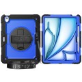 Niebiesko-czarne Pancerne Etui z Uchwytem i Paskiem do iPad Air 13 2025/2024