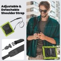 Czarno-zielone Pancerne Etui z Uchwytem i Paskiem do iPad Air 13 2024
