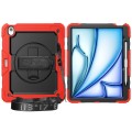 Czerwone Pancerne Etui z Uchwytem i Paskiem do iPad Air 13 2024