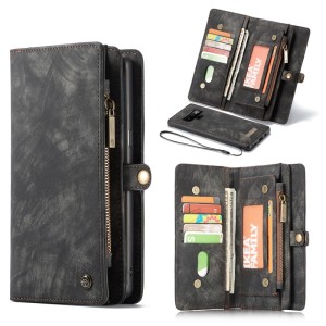 Etui Portfel CASEME Vintage Samsung Galaxy Note 9 - czarny