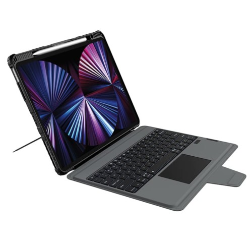 NILLKIN Etui Obudowa Podświetlana Klawiatura TouchPad do iPad Pro 12.9 2022/20021/2020