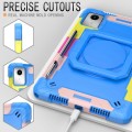 Shockproof Pancerne Mocne Etui z Uchwytem do Lenovo Tab M11 niebieskie/kolorowe