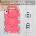 Shockproof Pancerne Mocne Etui z Uchwytem do Lenovo Tab M11 różowo/kolorowe