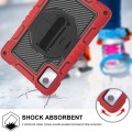 Shockproof Pancerne Mocne Etui z Uchwytem do Lenovo Tab M11 czerwono-czarne