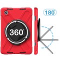 X-Shape Pancerne Mocne Etui z Uchwytem do Lenovo Tab M11 czerwone