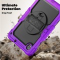 Pancerne Mocne Etui z Osłoną Ekranu do Lenovo Tab M11 fioletowe