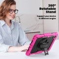 Pancerne Mocne Etui z Osłoną Ekranu do Lenovo Tab M11 czarno-różowe