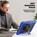 Pancerne Mocne Etui z Osłoną Ekranu do Lenovo Tab M11 czarno-niebieskie