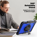 Pancerne Mocne Etui z Osłoną Ekranu do Lenovo Tab M11 niebiesko-czarne
