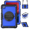 Pancerne Mocne Etui z Osłoną Ekranu do Lenovo Tab M11 niebiesko-czarne