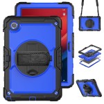 Pancerne Mocne Etui z Osłoną Ekranu do Lenovo Tab M11 niebiesko-czarne