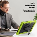 Pancerne Mocne Etui z Osłoną Ekranu do Lenovo Tab M11 zielono-czarne