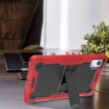 Czerwono-Czarne Pancerne Mocne Etui do Lenovo Tab M11 + Szkło na Ekran