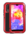 LOVE MEI Pancerne Etui do Huawei P20 Pro czerwone