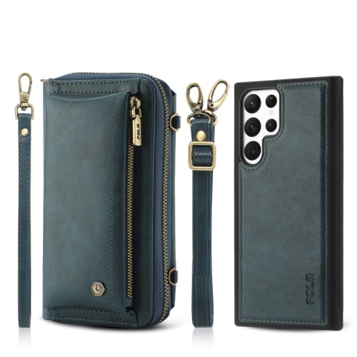 POLA Etui Portfel Pokrowiec do Samsung Galaxy S22 Ultra zielony