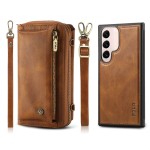 POLA Etui Portfel Pokrowiec do Samsung Galaxy S22+ 5G brązowy