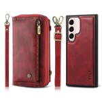 POLA Etui Portfel Pokrowiec do Samsung Galaxy S22+ 5G czerwony