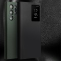 QIALINO Eleganckie Skórzane Etui do Samsung Galaxy S23 5G zielone