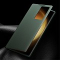 QIALINO Eleganckie Skórzane Etui do Samsung Galaxy S23 5G zielone