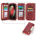 POLA Etui Portfel Pokrowiec do Samsung Galaxy S23 Ultra 5G czerwony