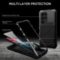 R-JUST Pancerne Metalowe Etui do Samsung Galaxy S23 Ultra 5G czarne