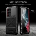 R-JUST Pancerne Metalowe Etui do Samsung Galaxy S23 Ultra 5G czarne