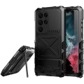 R-JUST Pancerne Metalowe Etui do Samsung Galaxy S23 Ultra 5G czarne