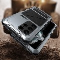 R-JUST Pancerne Metalowe Etui do Samsung Galaxy S23 Ultra 5G srebrne