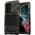 R-JUST Pancerne Metalowe Etui do Samsung Galaxy S23 Ultra 5G moro