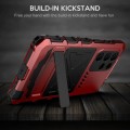 R-JUST Pancerne Metalowe Etui do Samsung Galaxy S23 Ultra 5G czerwone