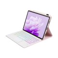 Różowe Etui Podświetlana Klawiatura do Huawei MatePad Air 11.5 2023