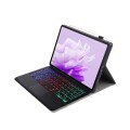 Czarne Etui Podświetlana Klawiatura do Huawei MatePad Air 11.5 2023