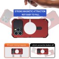 Pancerne Etui Antywstrząsowe z MagSafe do iPhone 15 Pro Max czerwone