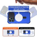 Pancerne Etui Antywstrząsowe z MagSafe do iPhone 15 Pro Max niebieskie