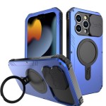 Pancerne Etui Antywstrząsowe z MagSafe do iPhone 15 Pro niebieskie