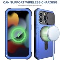 Pancerne Etui Antywstrząsowe z MagSafe do iPhone 15 Pro Max niebieskie