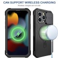 Pancerne Etui Antywstrząsowe z MagSafe do iPhone 15 Pro czarne