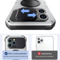Pancerne Etui Antywstrząsowe z MagSafe do iPhone 15 Pro srebrne