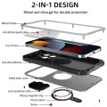 Pancerne Etui Antywstrząsowe z MagSafe do iPhone 15 Pro srebrne