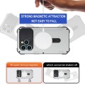 Pancerne Etui Antywstrząsowe z MagSafe do iPhone 15 Pro srebrne