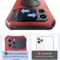 Pancerne Etui Antywstrząsowe z MagSafe do iPhone 15 Pro czerwone