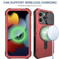 Pancerne Etui Antywstrząsowe z MagSafe do iPhone 15 Pro czerwone