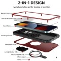 Pancerne Etui Antywstrząsowe z MagSafe do iPhone 15 Pro czerwone
