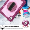 Pancerne Etui z Uchwytem i Paskiem do Huawei MatePad 11.5 2023 różowo-bordowe