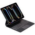 Czarne Etui Bezprzewodowa Magnetyczna Klawiatura do iPad Pro 13 2024