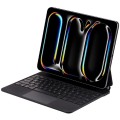 Czarne Etui Bezprzewodowa Magnetyczna Klawiatura do iPad Pro 13 2024