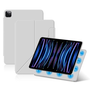 Szare Etui Magnetyczne do iPad Pro 13 2024